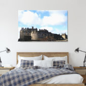Edinburgh Castle in Schotland Canvas Afdruk (Insitu (Slaapkamer))