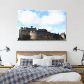Edinburgh Castle in Schotland Canvas Afdruk (Insitu (Slaapkamer))