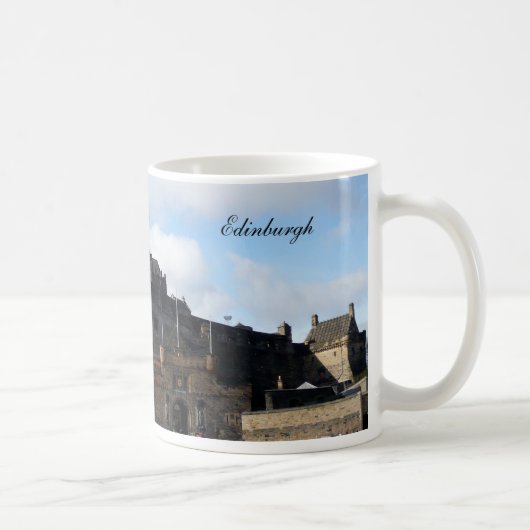 Edinburgh Castle in Schotland Koffiemok (Rechts)