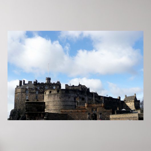 Edinburgh Castle in Schotland Poster (Voorkant)