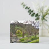 Edinburgh Castle in Spring Briefkaart (Staand voorkant)