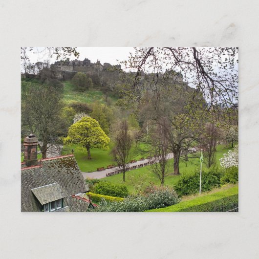 Edinburgh Castle in Spring Briefkaart (Voorkant)