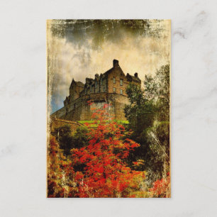 Edinburgh Castle Invite (klein) Kaart