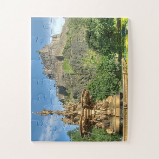 Edinburgh Castle jigzaag puzzle Legpuzzel (Verticaal)