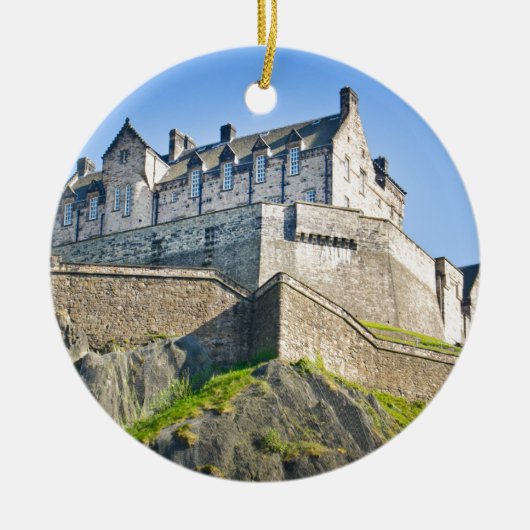 Edinburgh Castle Keramisch Ornament (Voorkant)