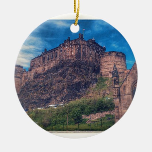 Edinburgh Castle Keramisch Ornament (Voorkant)