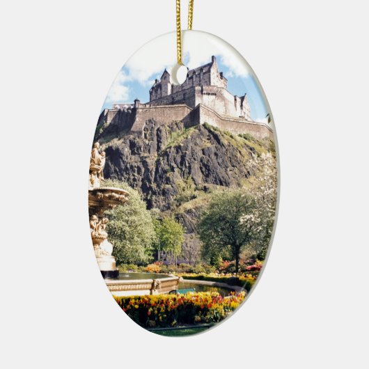 Edinburgh Castle Keramisch Ornament (Links)