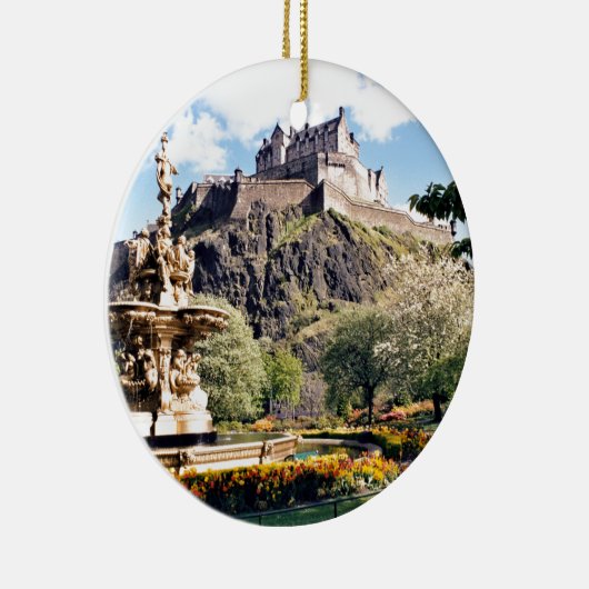 Edinburgh Castle Keramisch Ornament (Rechts)