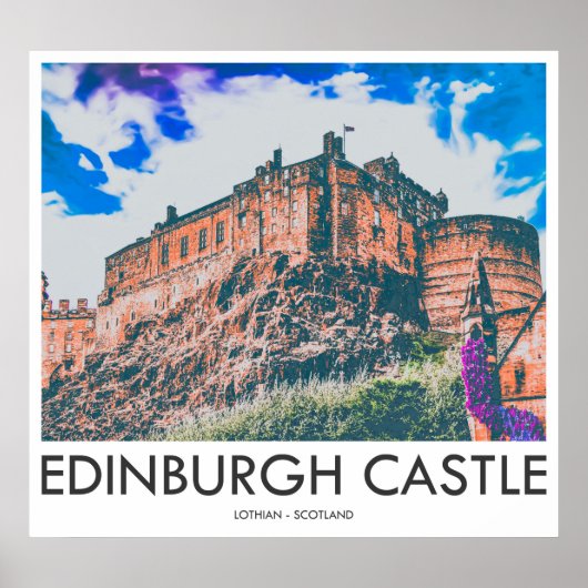 Edinburgh Castle, Lothian, Schotland Poster (Voorkant)
