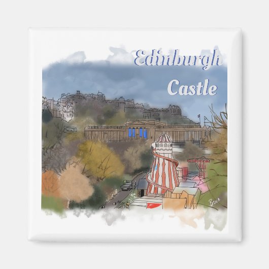 Edinburgh castle magnet (Voorkant)