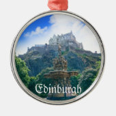 Edinburgh Castle past Product aan Metalen Ornament (Voorkant)