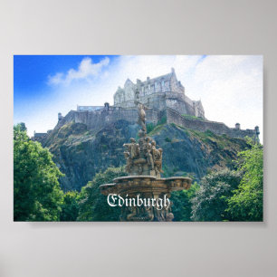 Edinburgh Castle past Product aan Poster