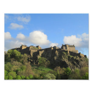 Edinburgh Castle Photo Scotland Trip Souvenir Foto Afdruk