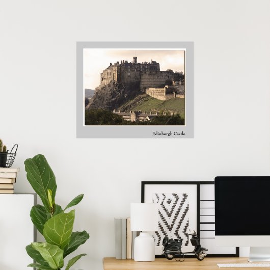 Edinburgh Castle Poster (Thuiskantoor)