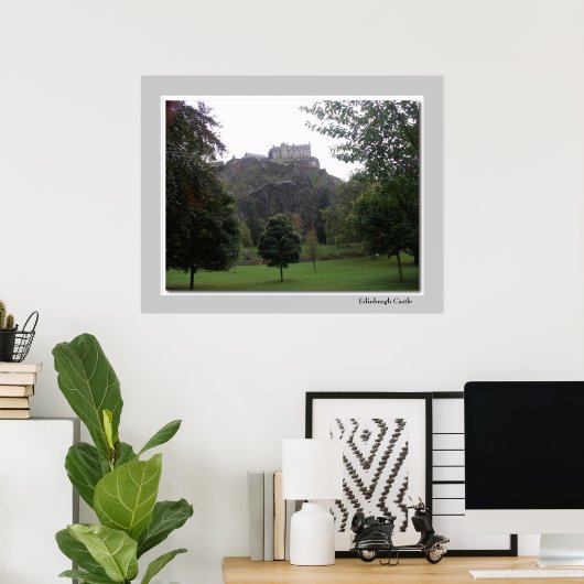 Edinburgh Castle Poster (Thuiskantoor)