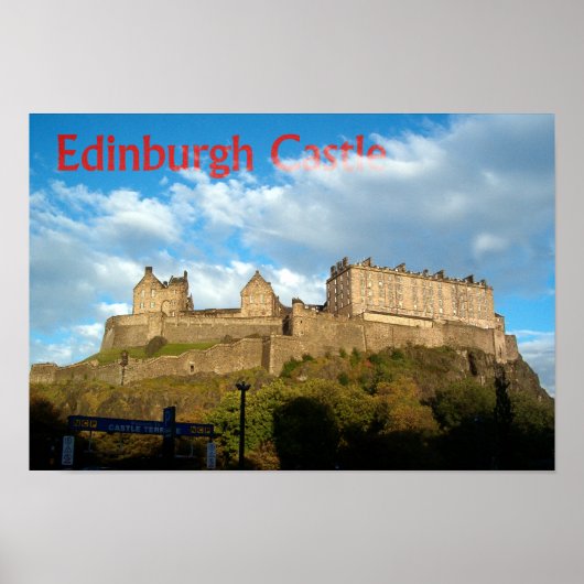 Edinburgh Castle Print (Voorkant)