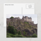 edinburgh castle rocks briefkaart (Voorkant / Achterkant)