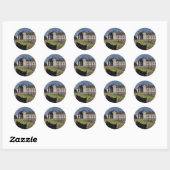 edinburgh castle ronde sticker (Vel)