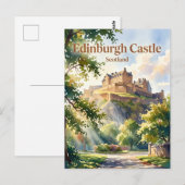 Edinburgh Castle Schotland Briefkaart (Voorkant / Achterkant)
