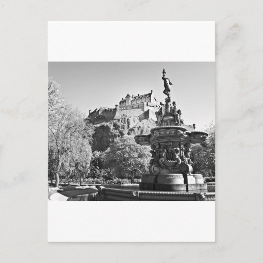 Edinburgh Castle, Schotland Briefkaart (Voorkant)