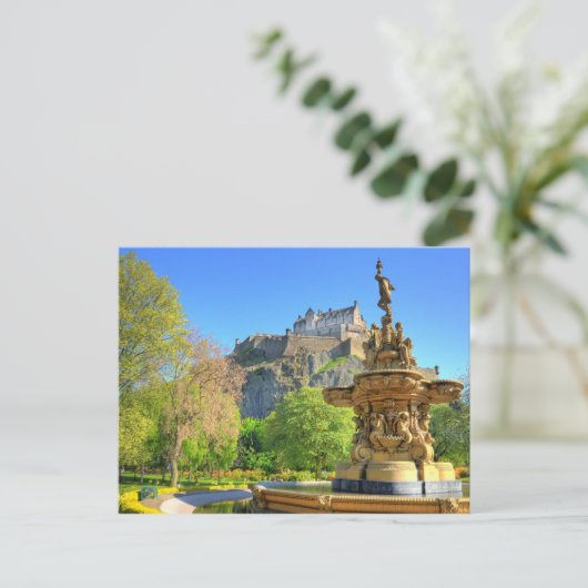 Edinburgh Castle, Schotland Briefkaart (Staand voorkant)