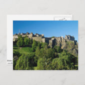 Edinburgh Castle, Schotland Briefkaart (Voorkant / Achterkant)