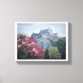 Edinburgh Castle, Schotland, door Pola.B.Alex Canvas Afdruk