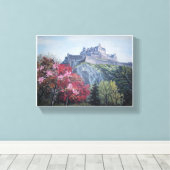 Edinburgh Castle, Schotland, door Pola.B.Alex Canvas Afdruk (Insitu (Houten vloer))