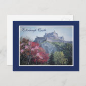 Edinburgh Castle Schotland geschilderd door Pola.B Briefkaart (Voorkant / Achterkant)