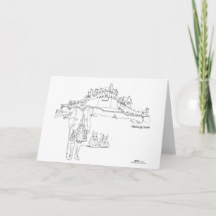 Edinburgh Castle, Schotland Kaart