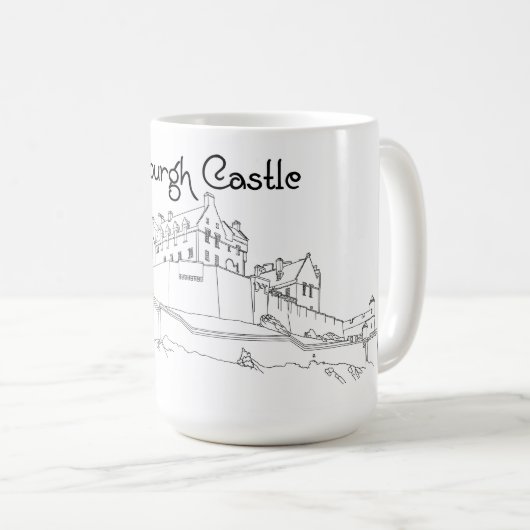 Edinburgh Castle, Schotland Koffiemok (Voorkant rechts)