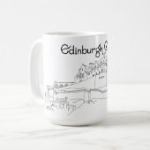 Edinburgh Castle, Schotland Koffiemok (Voorkant links)