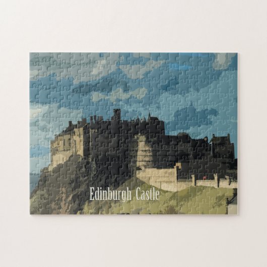 Edinburgh Castle, Schotland Legpuzzel (Horizontaal)