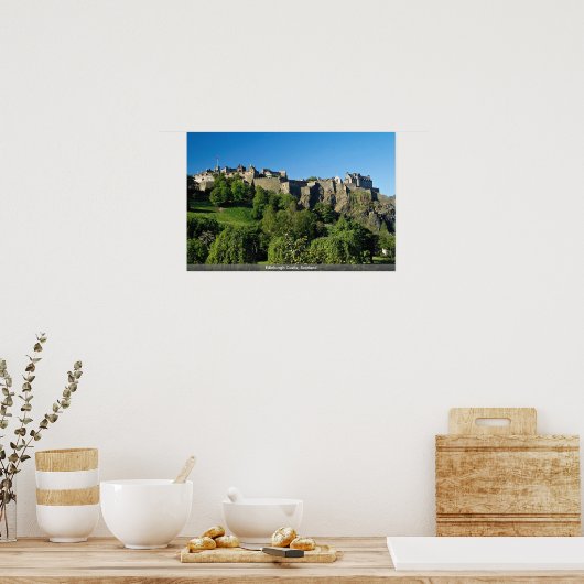 Edinburgh Castle, Schotland Poster (Keuken)