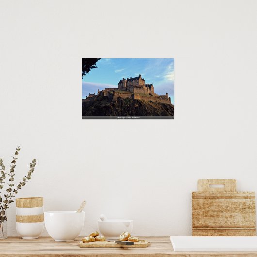 Edinburgh Castle, Schotland Poster (Keuken)
