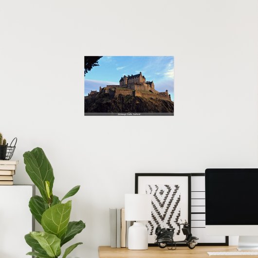 Edinburgh Castle, Schotland Poster (Thuiskantoor)