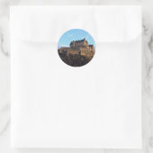 Edinburgh Castle, Schotland Ronde Sticker (Tas)