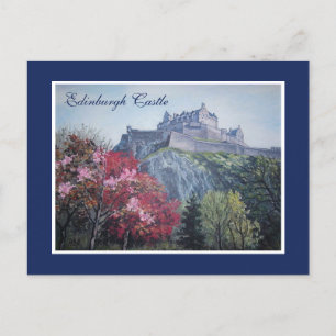 Edinburgh Castle Schotland schilderij van Pola.B.A Briefkaart