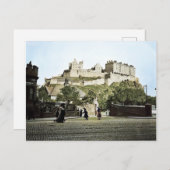 Edinburgh Castle Scotland 1910 Grassmarket Briefkaart (Voorkant / Achterkant)