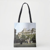 Edinburgh Castle Scotland 1910 Grassmarket Tote Bag (Voorkant)