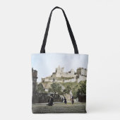 Edinburgh Castle Scotland 1910 Grassmarket Tote Bag (Achterkant)