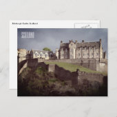 edinburgh castle scotland briefkaart (Voorkant / Achterkant)