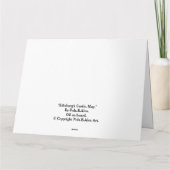 Edinburgh Castle Scotland fijne kunst door Pola.B. Kaart (Achterkant)