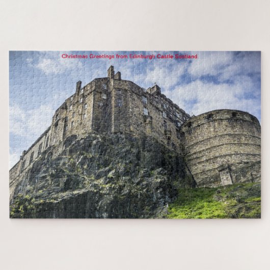 Edinburgh Castle Scotland Jigzaag Puzzle Legpuzzel (Horizontaal)