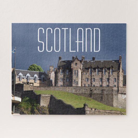 edinburgh castle scotland legpuzzel (Horizontaal)