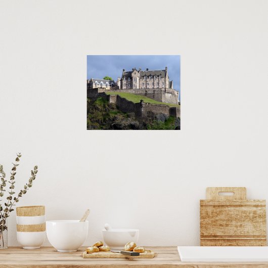 edinburgh castle scotland poster (Keuken)