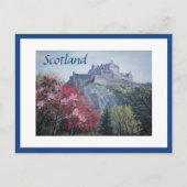 Edinburgh Castle Scotland schilderij van Pola.B.Al Briefkaart (Voorkant)