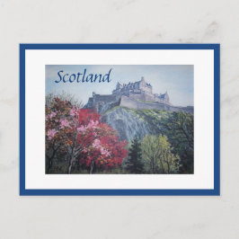 Edinburgh Castle Scotland schilderij van Pola.B.Al Briefkaart