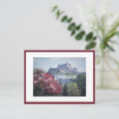 Edinburgh Castle Scotland schilderij van Pola.B.Al Briefkaart (Staand voorkant)