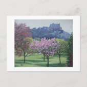 Edinburgh Castle Scotland schilderij van Pola.B.Al Briefkaart (Voorkant)